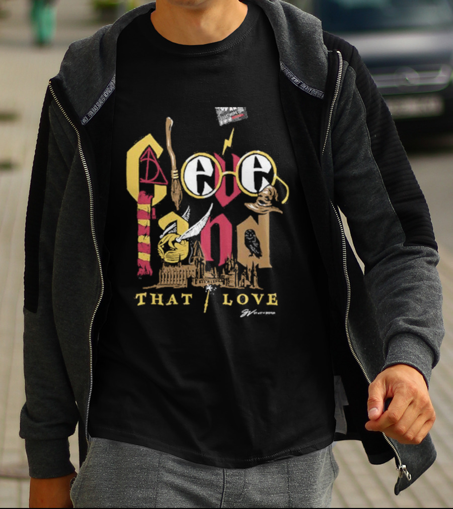 Cleveland Wizard Collage That Love Harry Magic Inspired T-Shirt