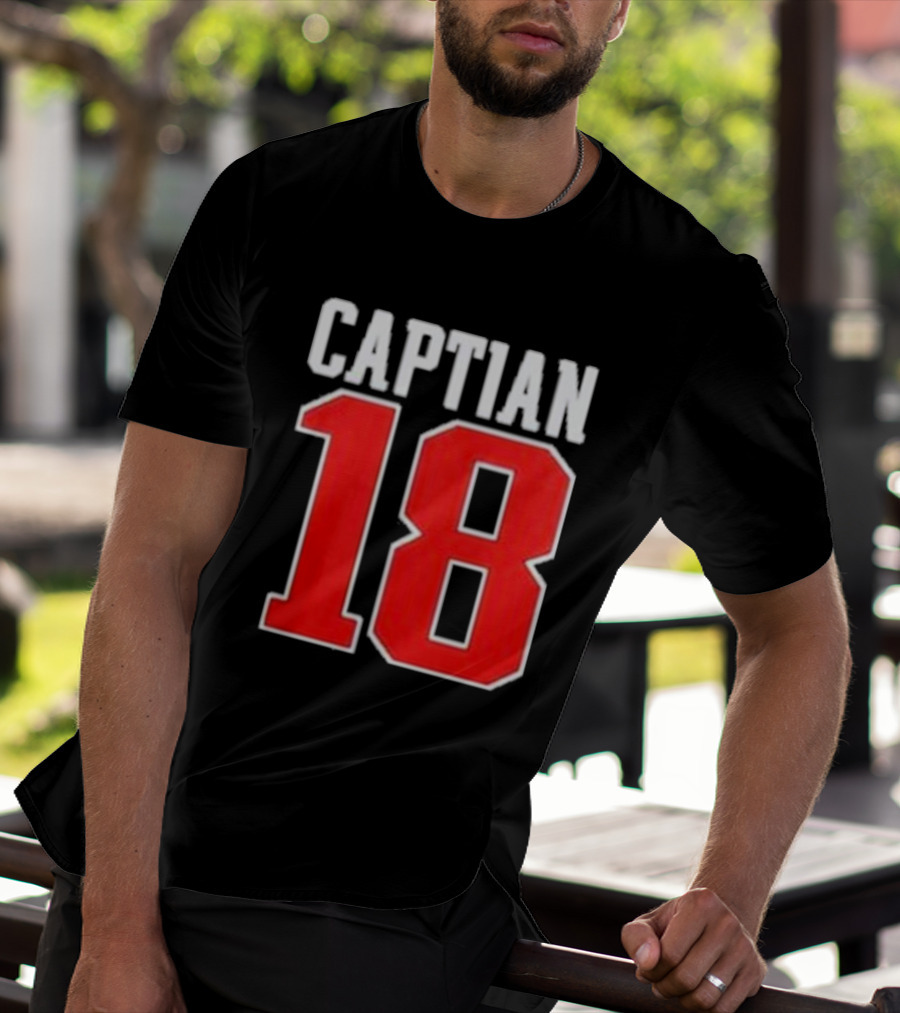 Captain 18 The Patriots Coach T-Shirt