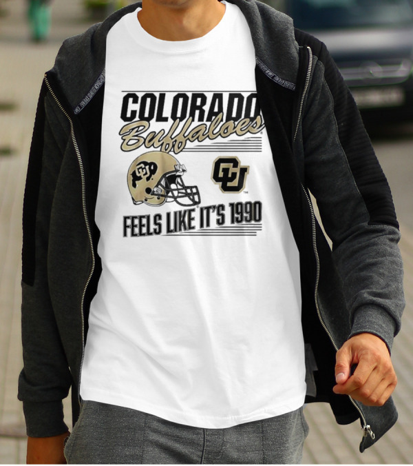 Colorado Buffaloes Helmet Feels Like It's 1990 CU T-Shirt