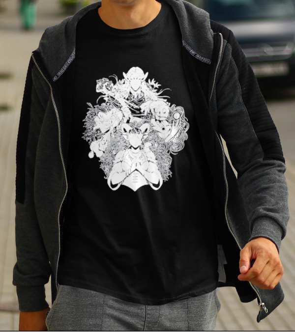 Critical Role Healing Party Characters T-Shirt