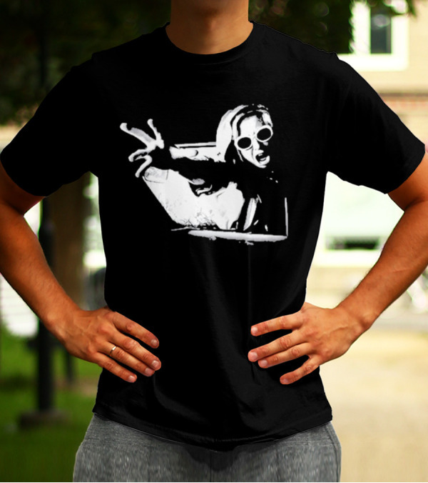 Cuckoo The Hooded Woman Reaching In Sunglasses T-Shirt