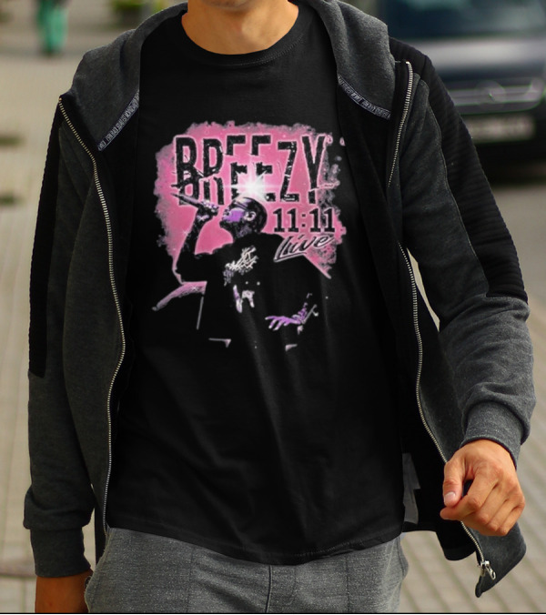 Breezy 11 11 Live Chris Brown T-Shirt