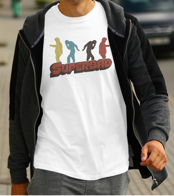 Superbad Silhouette Dance Moves McLovin Movie T-Shirt