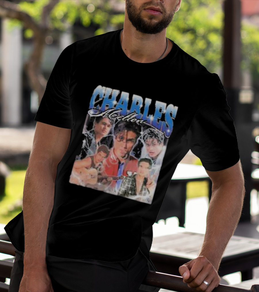 CHARLES Melton Collage T-Shirt