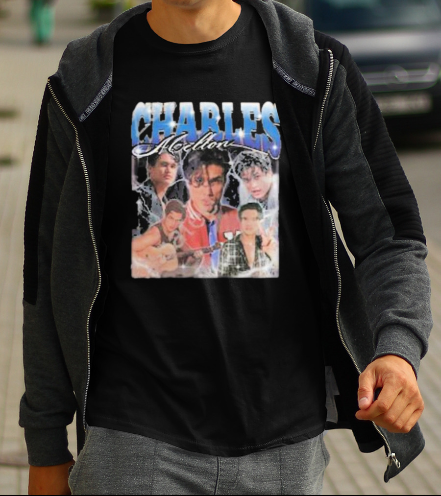 CHARLES Melton Collage T-Shirt