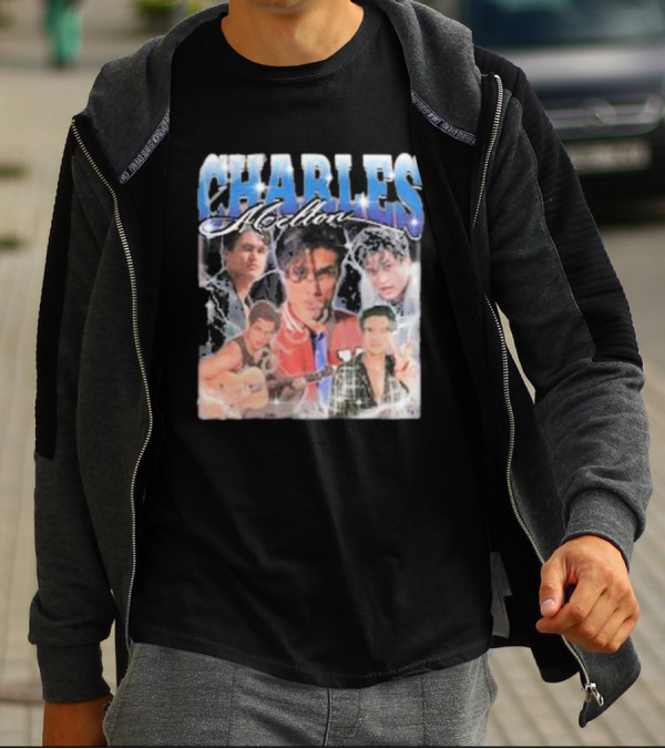 CHARLES Melton Collage T-Shirt