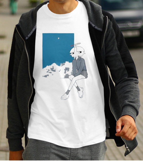 Chew Chew Store Shining Sitting By The Blue Window T-Shirt