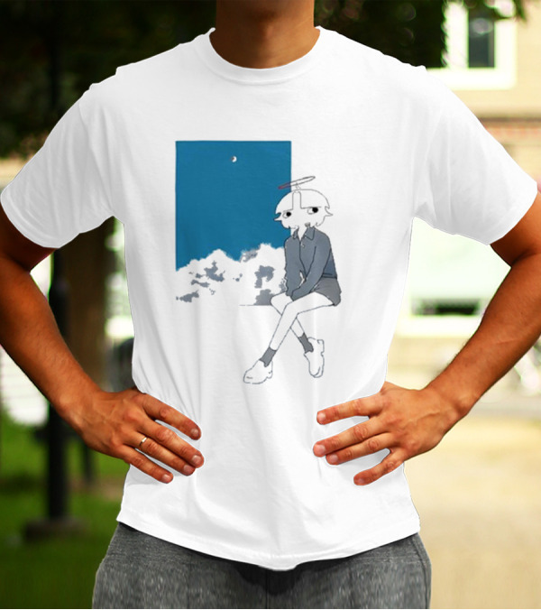 Chew Chew Store Shining Sitting By The Blue Window T-Shirt