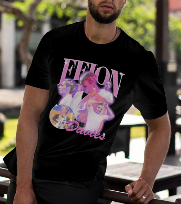 Ffion Davies Vintage Bootleg Pastel Collage T-Shirt