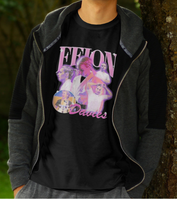 Ffion Davies Vintage Bootleg Pastel Collage T-Shirt