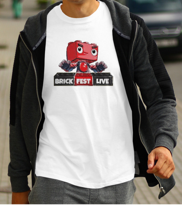 LEGO Brick Fest Live Animated Character Block T-Shirt