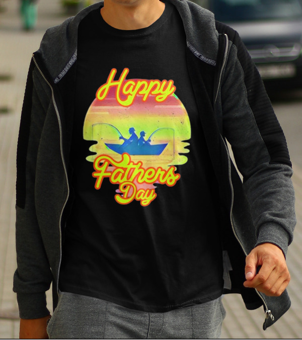 Happy Fathers Day Fishing T-Shirt