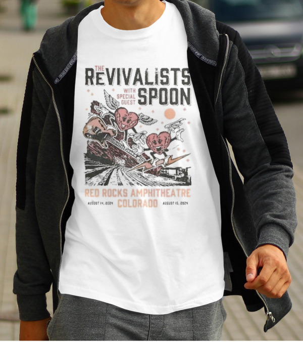 The Revivalists With Spoon Special Guest Red Rocks Amphitheatre August 14 15 T-Shirt