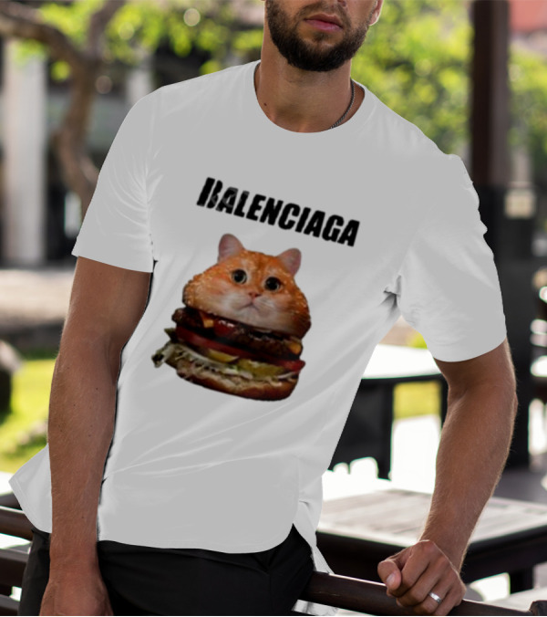 Balenciaga Burger Cat Hot T-Shirt