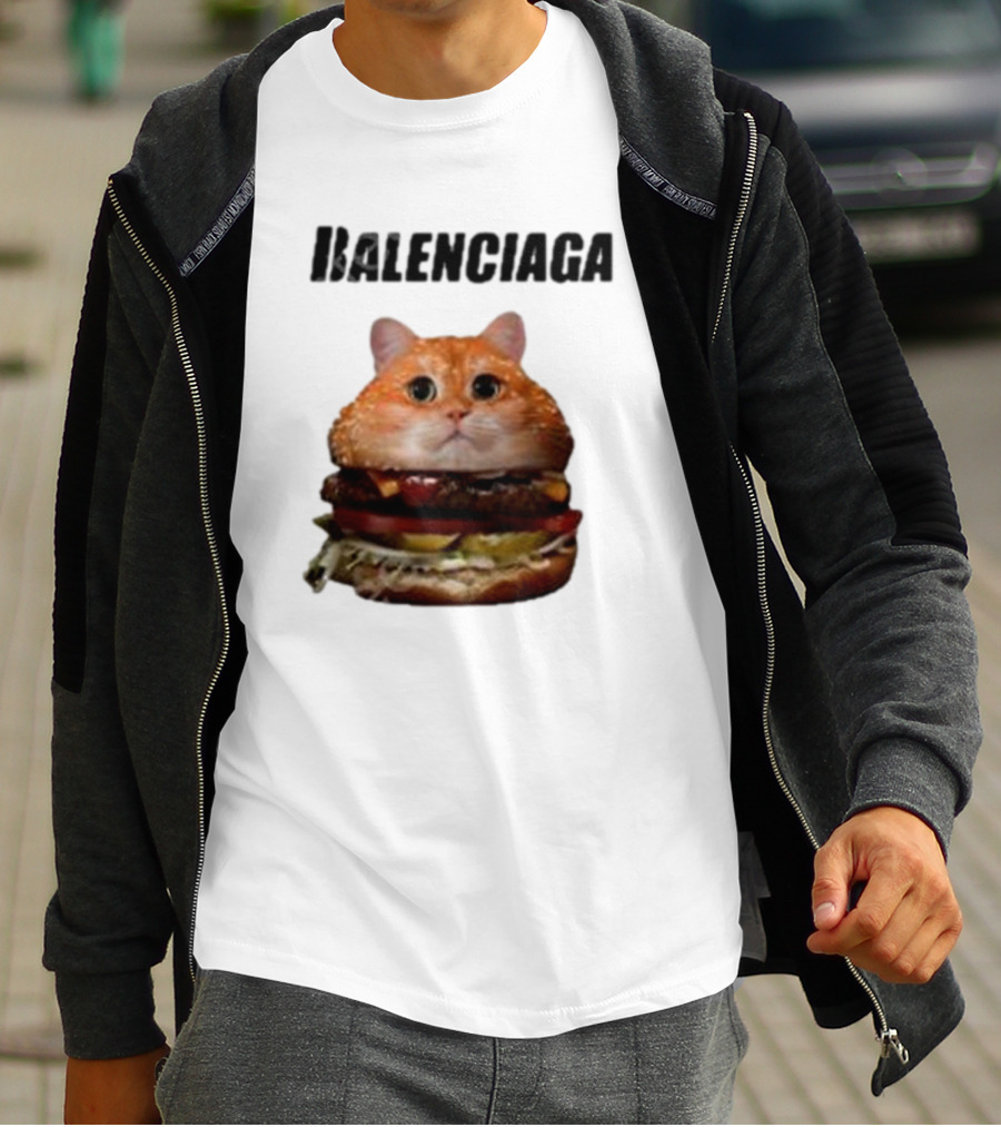 Balenciaga Burger Cat Hot T-Shirt