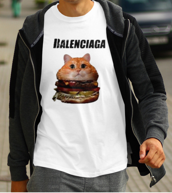 Balenciaga Burger Cat Hot T-Shirt