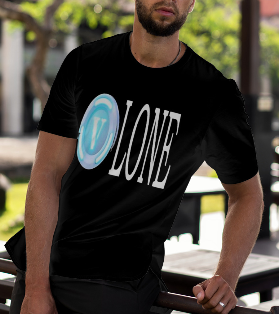 Bussinapparelco Vlone Vbuck Coin Icon And Text T-Shirt