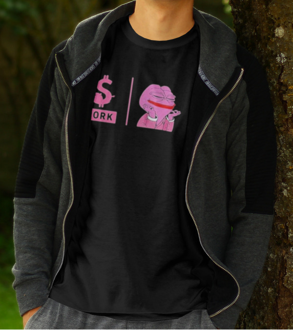 Pork $pork Pepe Meme Pink Frog T-Shirt
