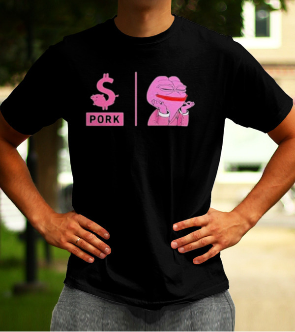 Pork $pork Pepe Meme Pink Frog T-Shirt