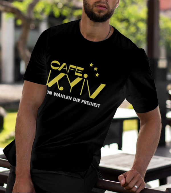CAFE KYIV Win Wahlen Die Freiheit Vintage Stars T-Shirt