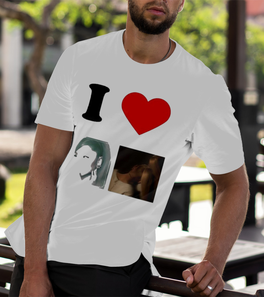 I Love Ariana Grande Cameron Fan Art Duo T-Shirt