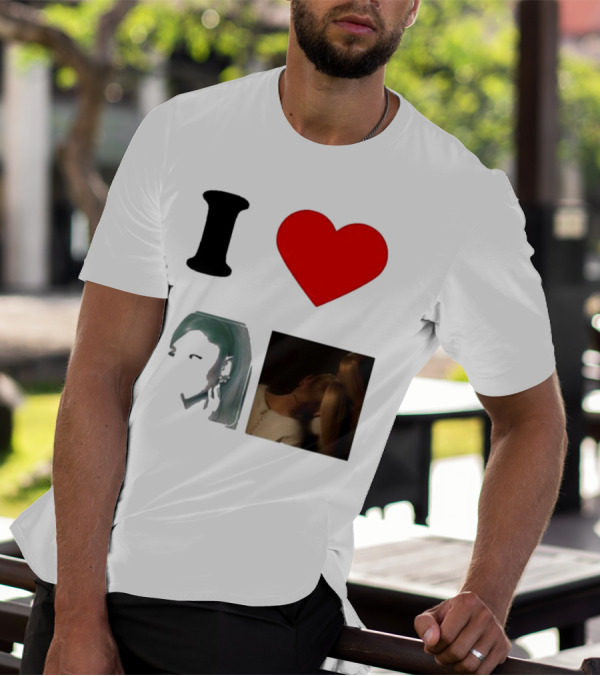 I Love Ariana Grande Cameron Fan Art Duo T-Shirt