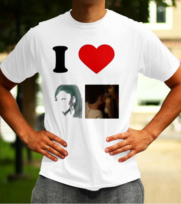 I Love Ariana Grande Cameron Fan Art Duo T-Shirt