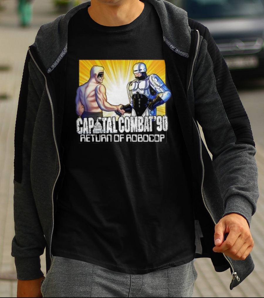 Capital Combat '90 Return Of Robocop Wrestling Encounter T-Shirt