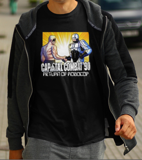 Capital Combat '90 Return Of Robocop Wrestling Encounter T-Shirt