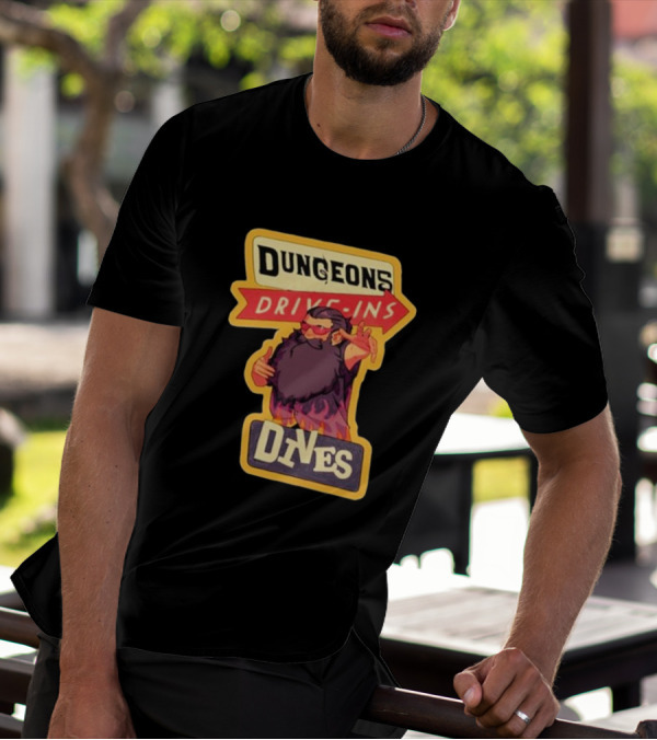 Dungeons Drive-Ins Dives Catskullery Senshi T-Shirt