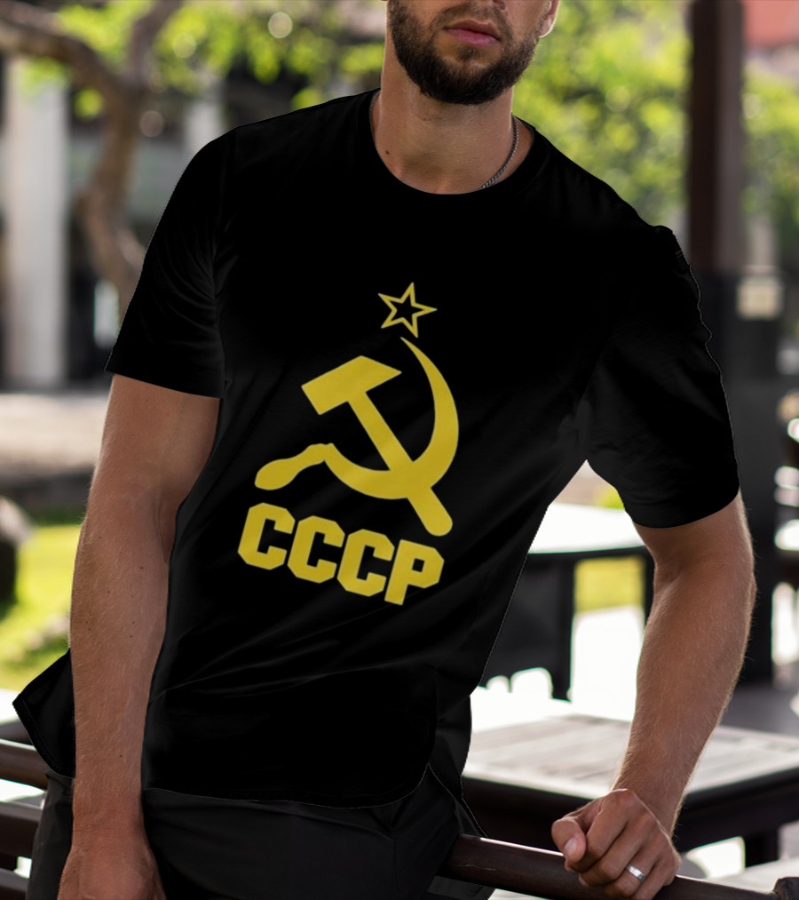 CCCP Hammer And Sickle Star Soviet T-Shirt