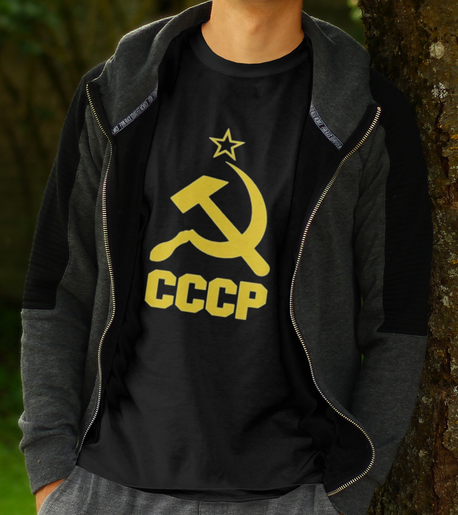 CCCP Hammer And Sickle Star Soviet T-Shirt