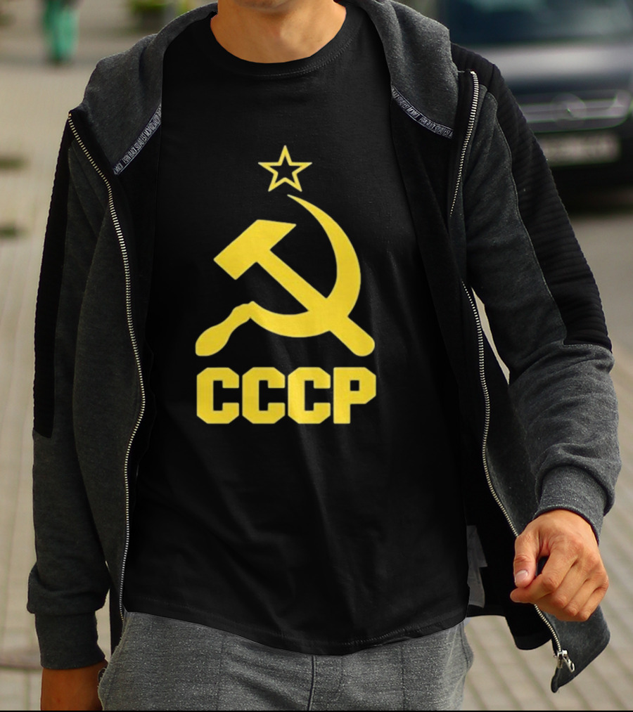 CCCP Hammer And Sickle Star Soviet T-Shirt