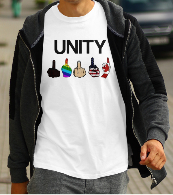 UNITY Hang Over Gang Funny Flags Diversity T-Shirt