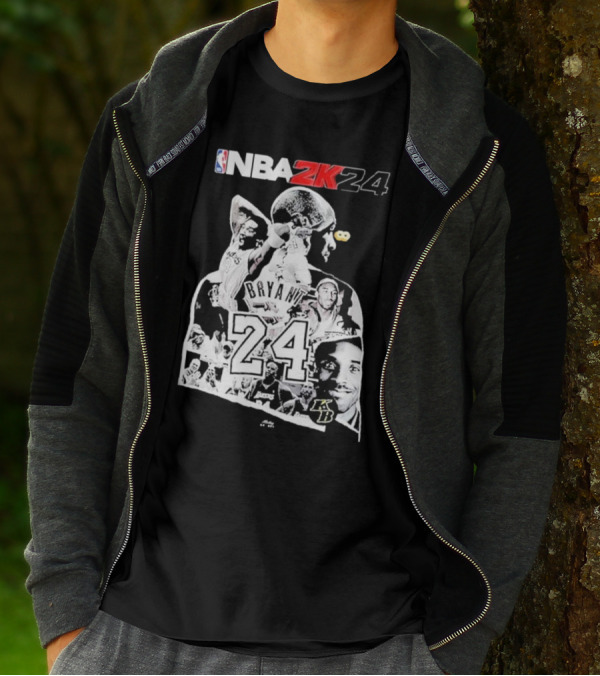NBA 2K24 Mamba Day Kobe Bryant 24 08 24 Two Sides T-Shirt