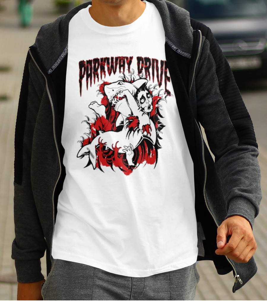 Parkway Drive Blood In The Water Shark Attack T-Shirt