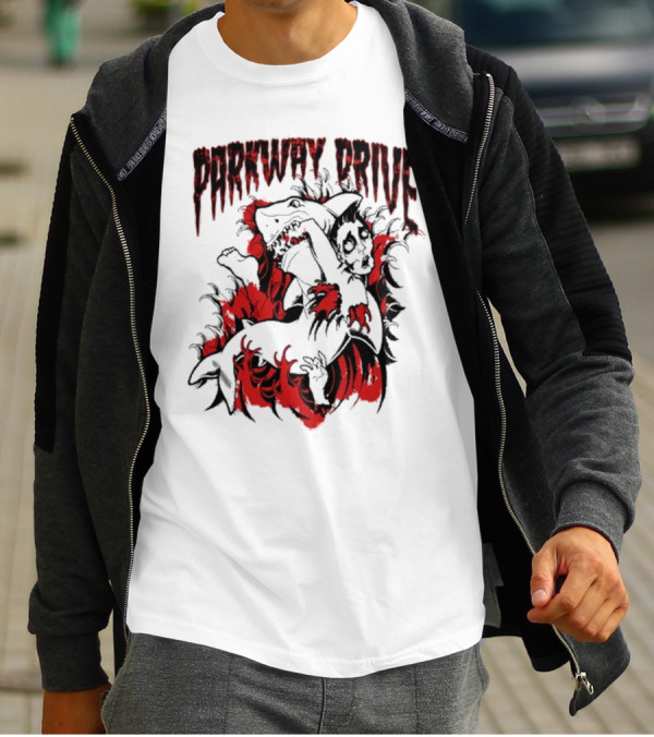 Parkway Drive Blood In The Water Shark Attack T-Shirt