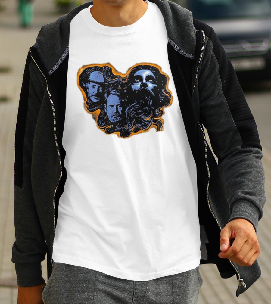 The White Buffalo A Freight Train Through The Night Faces And Mystical T-Shirt