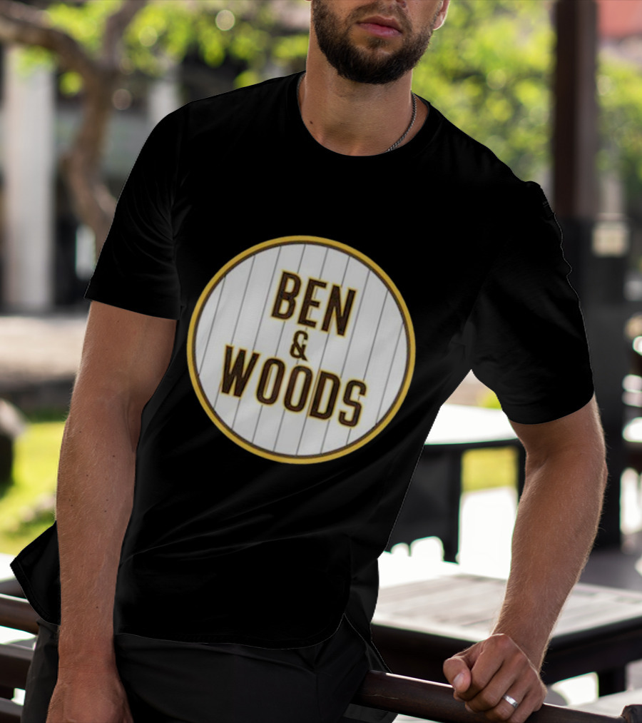 Yu Darvish Ben And Woods Pinstripe Circle T-Shirt