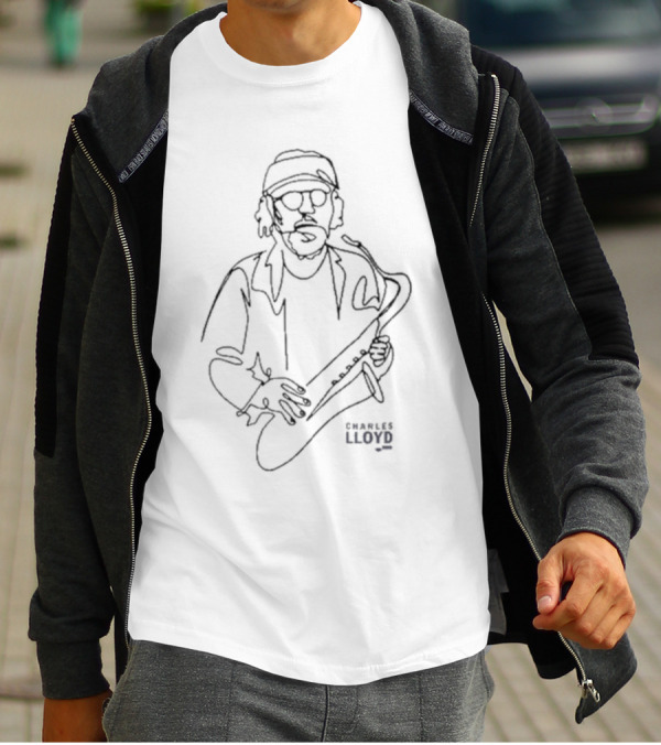 Blue Note Charles Lloyd Saxophone Line T-Shirt