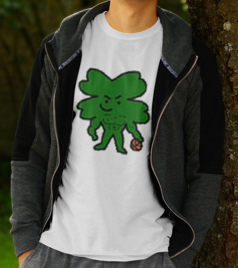 Boston Buff NBA Shamrock Basketball Player T-Shirt