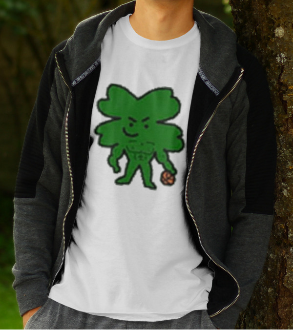 Boston Buff NBA Shamrock Basketball Player T-Shirt
