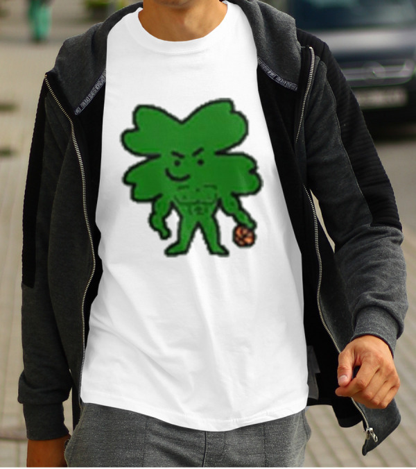 Boston Buff NBA Shamrock Basketball Player T-Shirt