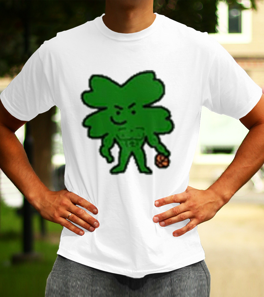 Boston Buff NBA Shamrock Basketball Player T-Shirt