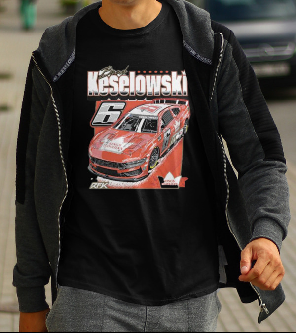 Brad Keselowski King's Hawaiian RFK Racing Car Number 6 T-Shirt