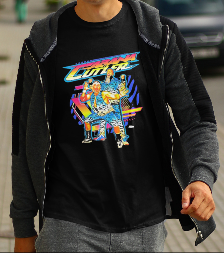 Cabana And Cutler Retro Wrestling Duo T-Shirt