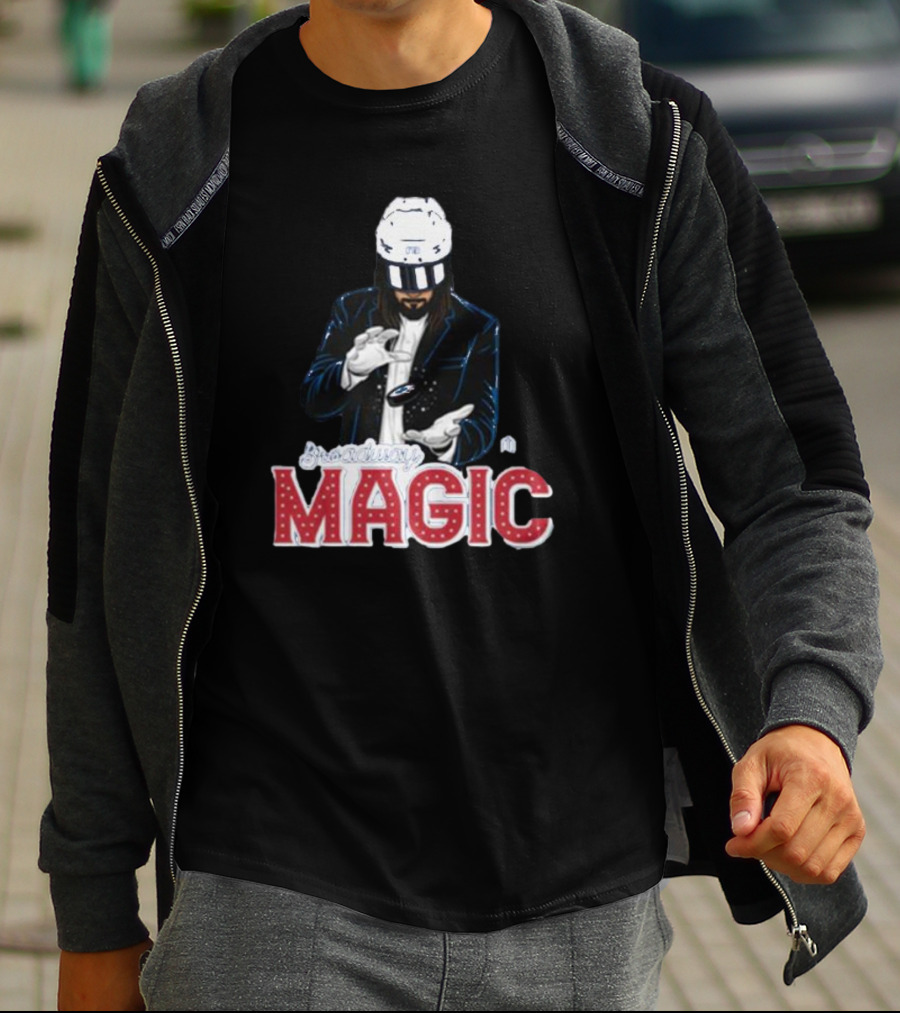 Broadway Magic Hockey Helmet Wizard T-Shirt