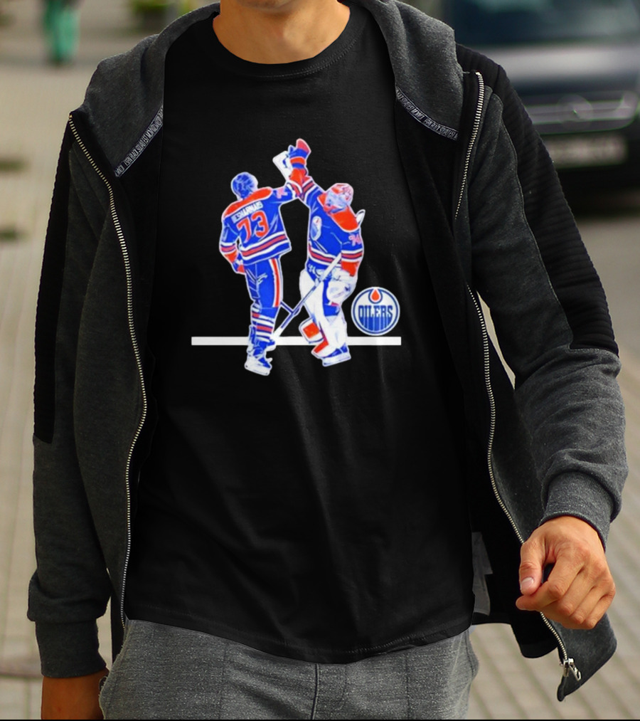 Edmonton Oilers Vinny Skinny Winny High-Five T-Shirt
