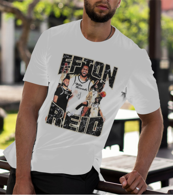 Efton Reid Nila Threads Basketball Player 4 T-Shirt
