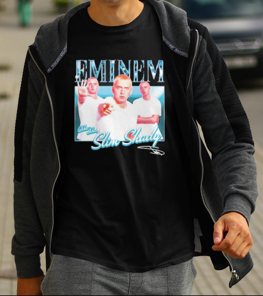 Eminem Eminem Chka Chka Slim Shady Trio Image T-Shirt